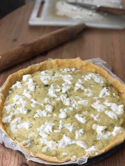 Quiche Courgettes Mozzarella P Te Bris E Non Light Jade