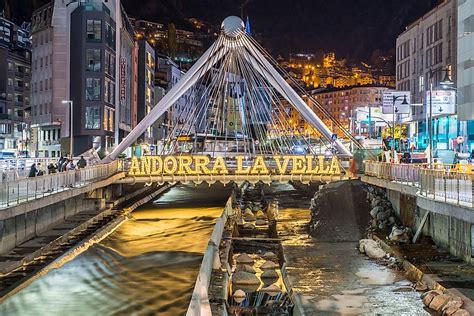 Major Rivers Of Andorra WorldAtlas