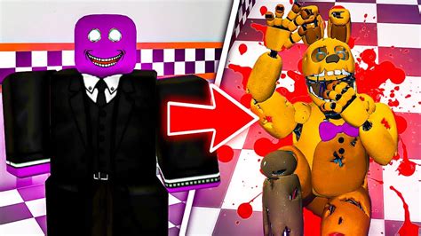 All Roblox Fnaf Springlock Failure Animations Compilation Youtube