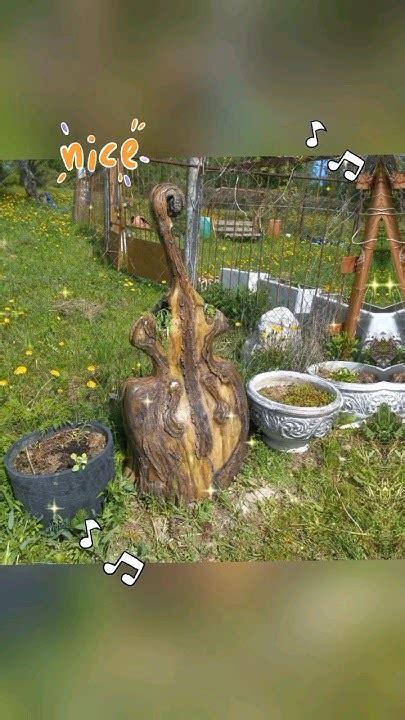 Цветочница-виолончель! Цемент! Своими руками! #хаузер #цемент #wood # ...