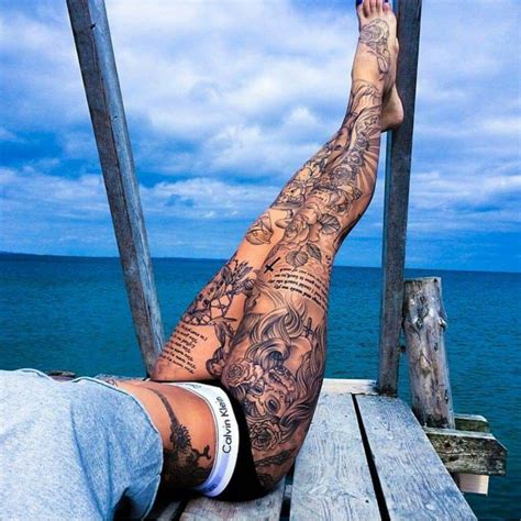 Full Leg Tattoos Womens - Printable Calendars AT A GLANCE