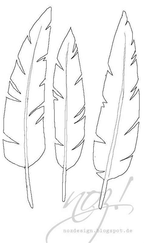 Feather Template Printable