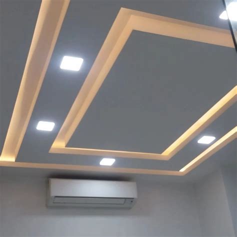 Gypsum Board False Ceiling Design 12 5 Mm At Rs 65 Sq Ft In Gurugram