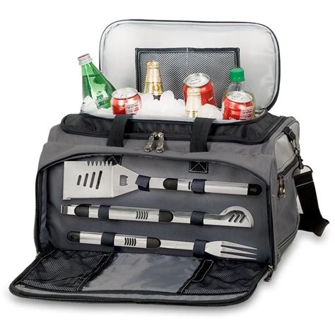 Picnic Time Buccaneer All In One Charcoal Grillcooler With Bbq Tool