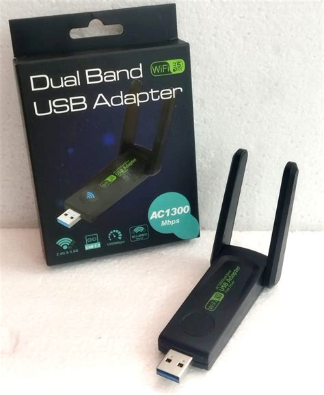 Adaptador Wifi Usb 1300mbps 24g5g Dual Band Usb 30