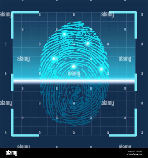 Escaneo De Huellas Digitales Esc Ner De Dedos Biom Trica Id Tecnolog A