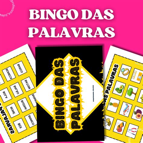 Bingo De Palavras Simples Bingo De Palavras Au