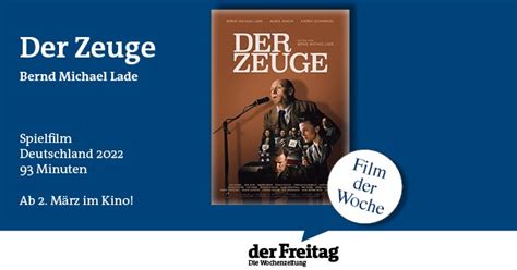 Film Der Zeuge — Der Freitag