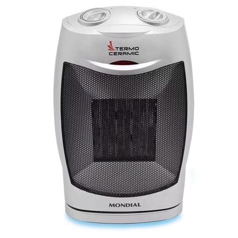Aquecedor Termo Ceramic 220v Mondial A 05 - AQUECEDOR A-05 TERMO CERAMIC Portátil CINZA 220V 1500W MONDIAL ...