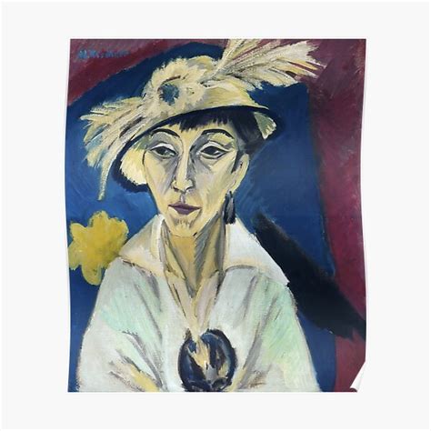 Vintage Ernst Ludwig Kirchner Portrait Der Erna Schilling Fine