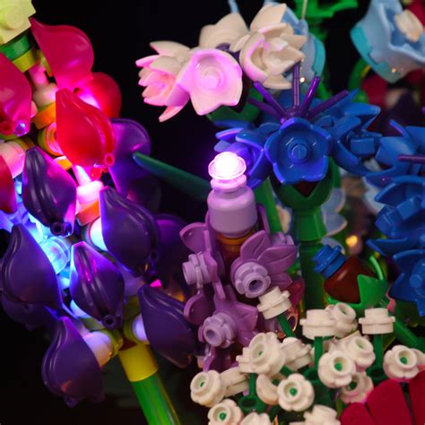 LocoLee LED Licht Kit für Lego 10313 Wildblumen Bouquet Dekor