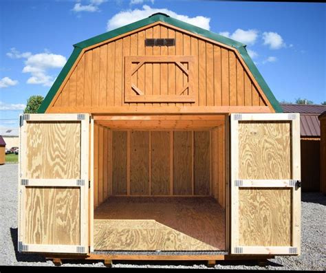 10x16 Lofted Barn 214 Loft Barn Shed