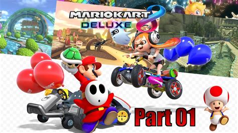 Lets Play Mario Kart 8 Deluxe Together Part 01 Der Pilz Cup 150ccm