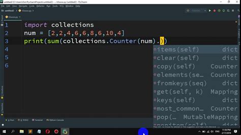 How To Sum All Values Of A Counter In Python Youtube