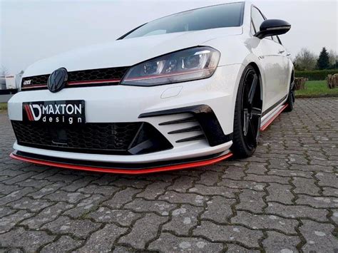 FRONT SPLITTER VW GOLF MK7 GTI CLUBSPORT 2016 2017 SCC Performance