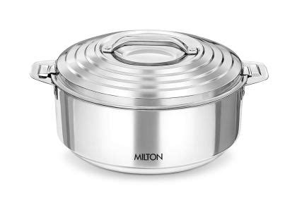 Milton Galaxia Stainless Steel Casserole Litres Silver Jiomart