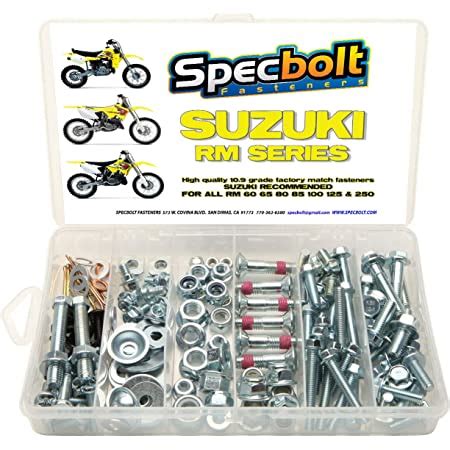 Amazon Pc Specbolt Suzuki Rm Two Stroke Bolt Kit For