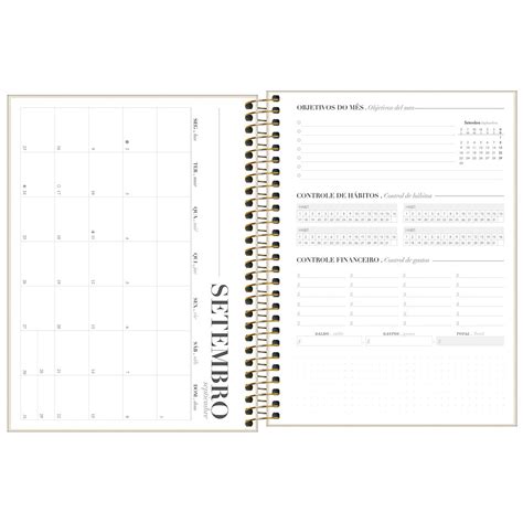 Agenda Executiva Espiral M Tilibra Papelaria Bar O