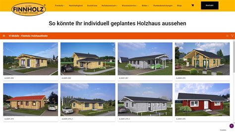 Website Erstellung F R Finnholz Blockhaus Agentur Webgesicht