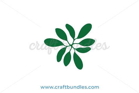 Tropical Leaf SVG Cut File - CraftBundles