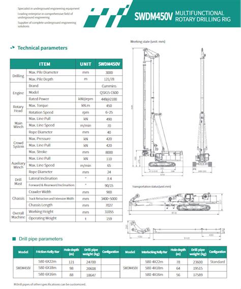 Máy khoan cọc nhồi SWDM450