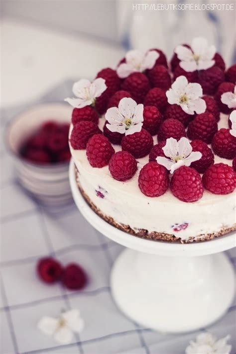 No Bake Exquisa Frischkäse Törtchen mit Himbeeren Sofies Haus