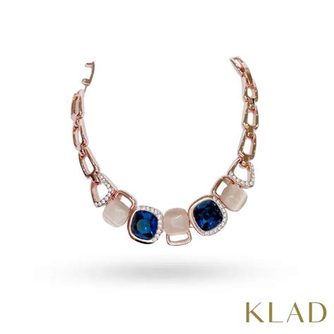 KLAD Clarissa Bracelet Cat S Eye And Sapphire Collection By