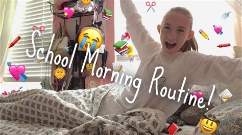 Realistic School Morning Routine Vlog Style Youtube