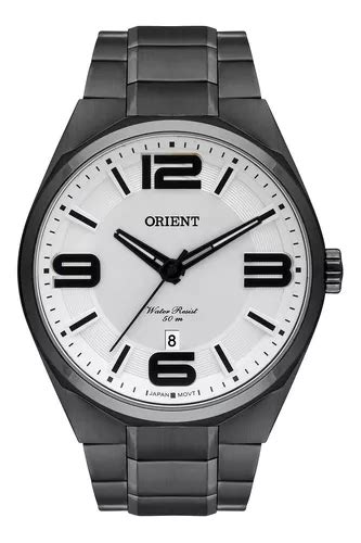 Reloj Pulsera Orient Mpss1002 De Cuerpo Color Negro Para Hombre Fondo