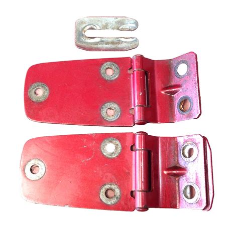 Jeep TJ factory hood hinges Red Maroon hinge fits 97-06 Wrangler FREE