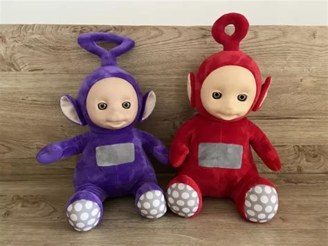 Teletubbies Talking Tinky Winky And Po Plush Soft Toys Excellent