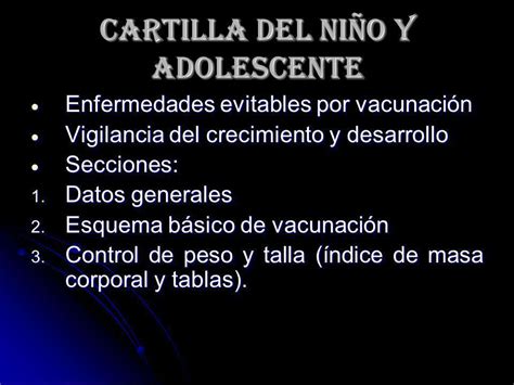 CARTILLAS NACIONALES DE SALUD Ppt Descargar