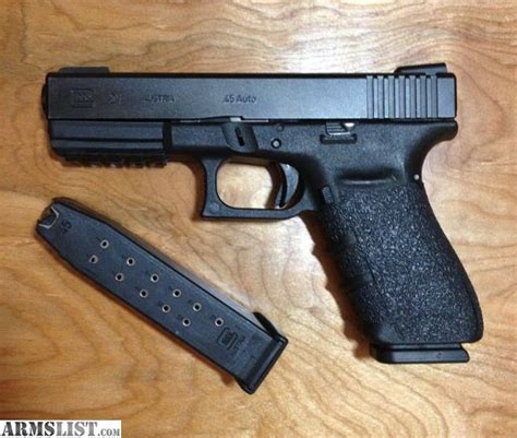 ARMSLIST For Sale Like New Glock 21 Sf Gen 3 With Nightsights