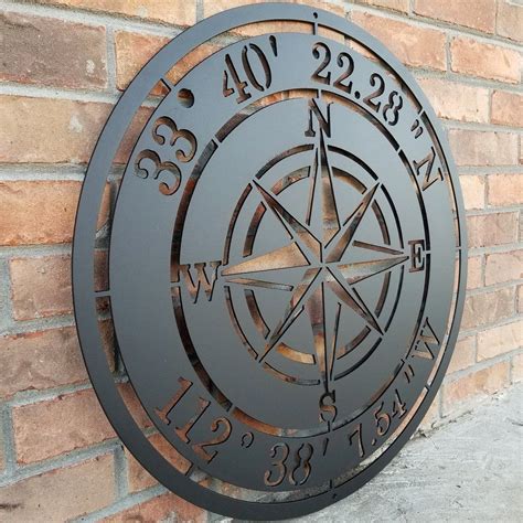 Metal Wall Decor Compass At Vanessa Stevenson Blog