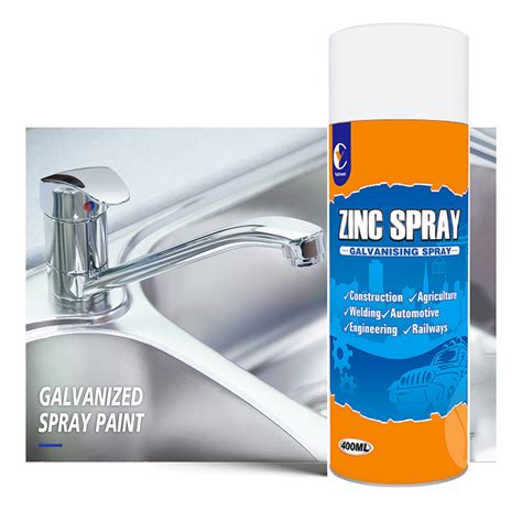 Zinc Spray Galvanizing Zinc Rich Paint Protective Coating Spray 400ml