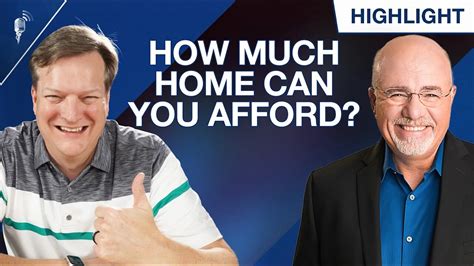 How Much Home Can You Afford Dave Ramsey Vs The Money Guy Show