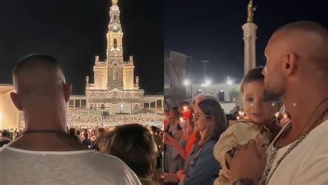 Pedro Barroso Visitou O Santu Rio De F Tima O Filho E A Companheira