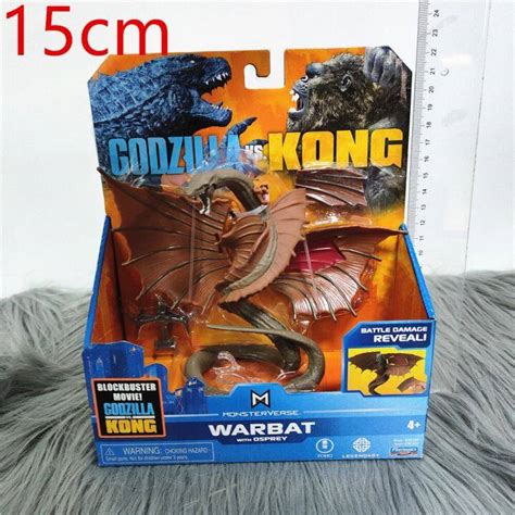 Bandai Anime Figure Godzilla Vs Kong Godzilla Skullcrawler Warbat Movie