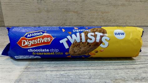 Mcvitie S Digestives Twists Chocolate Chip And Caramels Bits