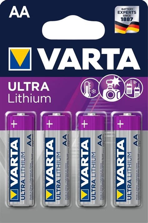 Varta Ultra Lithium AA Batterijen 4 Stuks Bol