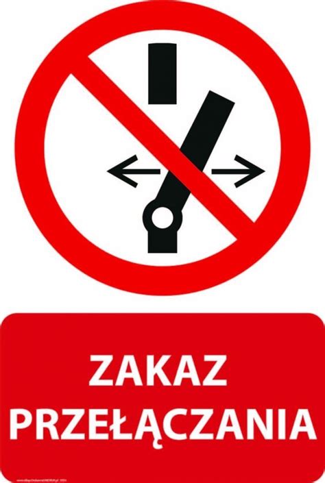 Tablica Pvc X Cm Zakaz Prze Czania