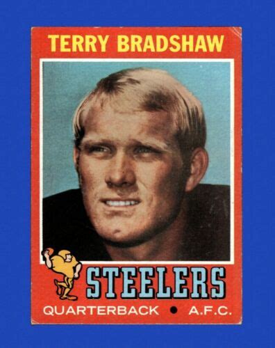 Topps Set Break Terry Bradshaw Rc Vg Vgex Gmcards Ebay