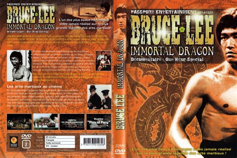 Jaquette DVD de Bruce Lee Immortal dragon v2 Cinéma Passion