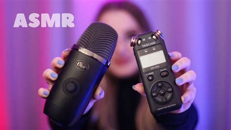 ASMR TASCAM Vs BLUE YETI SONS DE BOCA INTENSOS DE ORELHA A ORELHA