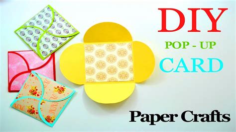 How To Make A Greeting Paper Card Diy Paper Crafts Giulias Art