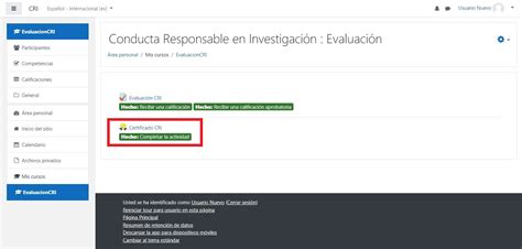 Cri Información Para La Certificación