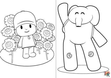 Disegni Pocoyo Da Colorare Divertenti E Facili Da Colorare Per I