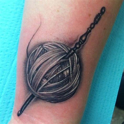 Ball Of Yarn Tattoo By Johnny Smith Yarn Tattoo Sewing Tattoos