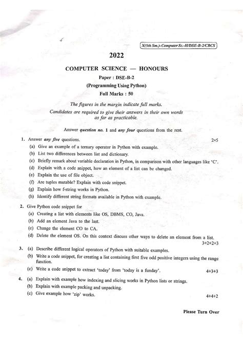 File Cu 2022 B Sc Honours Computer Science Semester 5 Paper Dse B 2