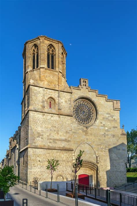 Carcassonne Cathedral, France Editorial Photography - Image of tourism ...